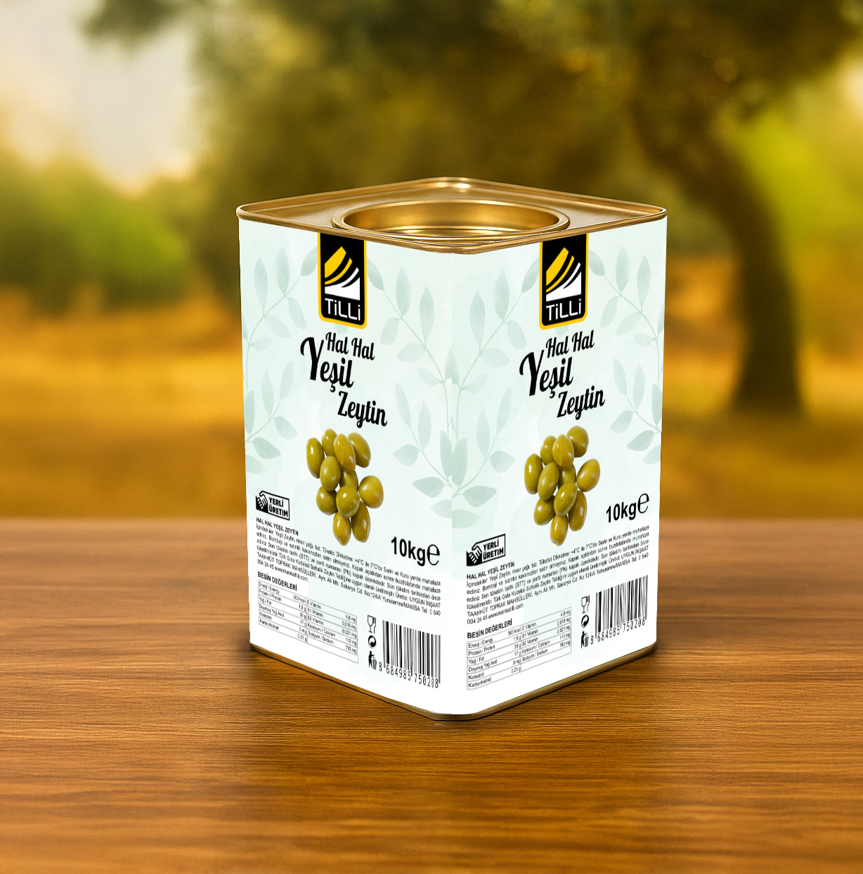 Hal Hal Yeşil Zeytin 10 Kg